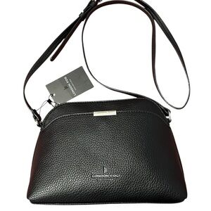 London Fog Elegant Black Crossbody Bag